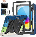 ROISKIN Case for iPad A16 11th Generation 11 Inch 2025 iPad 10th Generation Case 10.9 for Kids with Screen Protector360 Kickstand &amp HandlePen HolderShoulder StrapHeavy Duty Drop Protection