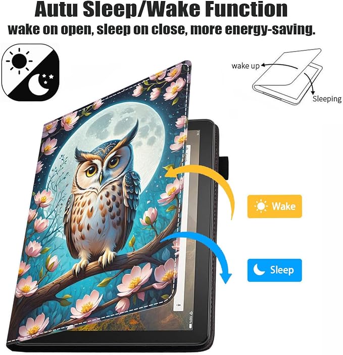Owl Under The Moon