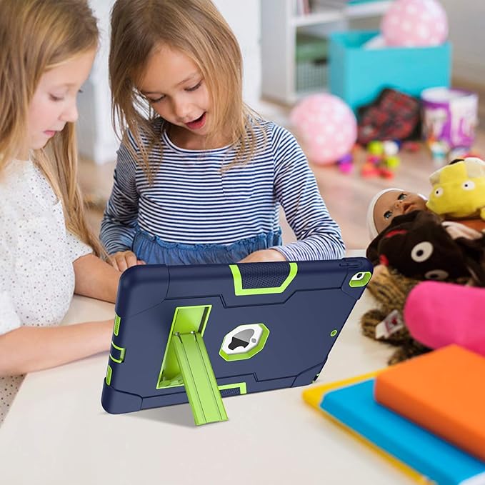 BENTOBEN for iPad Air 3 2019 Case iPad Pro 10.5 2017 Case 3 Layers Heavy Duty Rugged Shockproof Kickstand Sturdy Protective Tablet Cases for iPad Air 3rd Gen/iPad Pro 10.5 2017 Dark Blue/Green