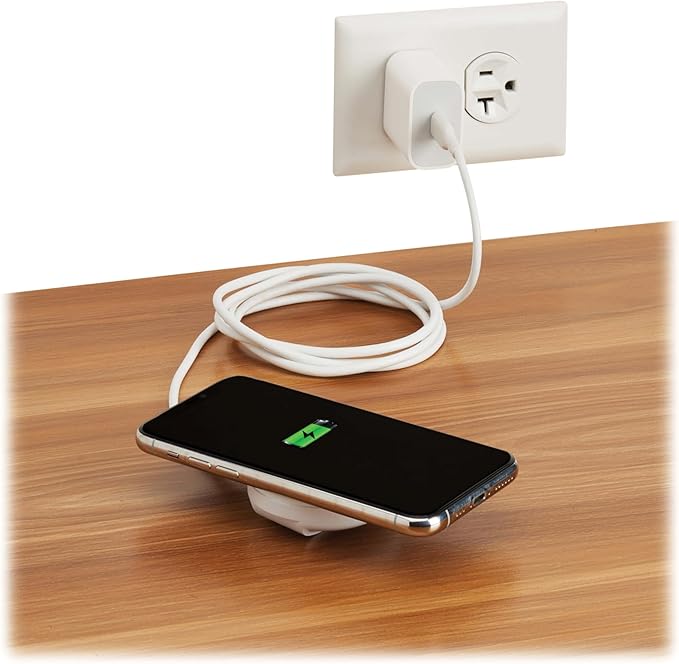 Eaton Tripp Lite Series Wireless Charger Pad 15W Magnetic Phone Charging Pad MagSafe MFi Charging for Apple iPhone iPad &amp AirPods 5ft Cable White 1-Year Warranty (U280MS-005)