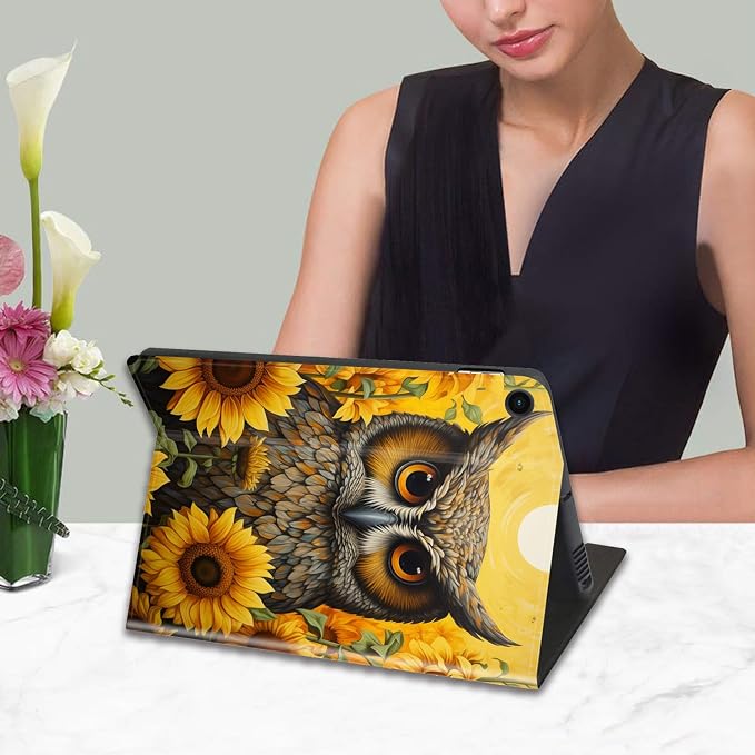 Owl and Sunflower