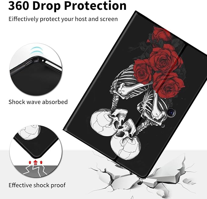 Red Rose Skull Lover