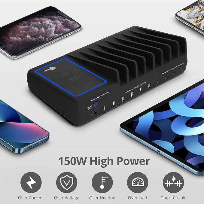 Black 150W (6A4C) + Qi
