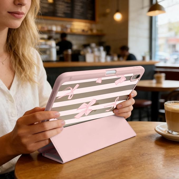 Pink Bow Stripes