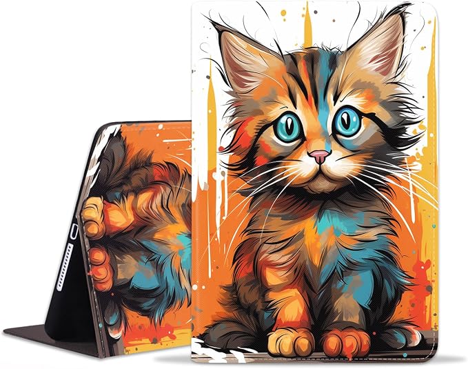 Watercolor Cartoon Cat