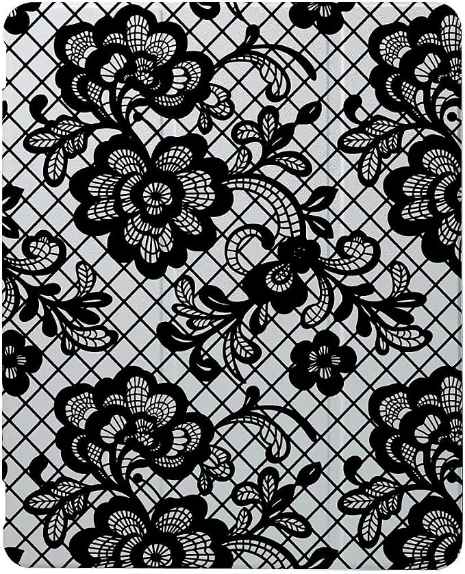 Black lace floral Graphic Aesthetic