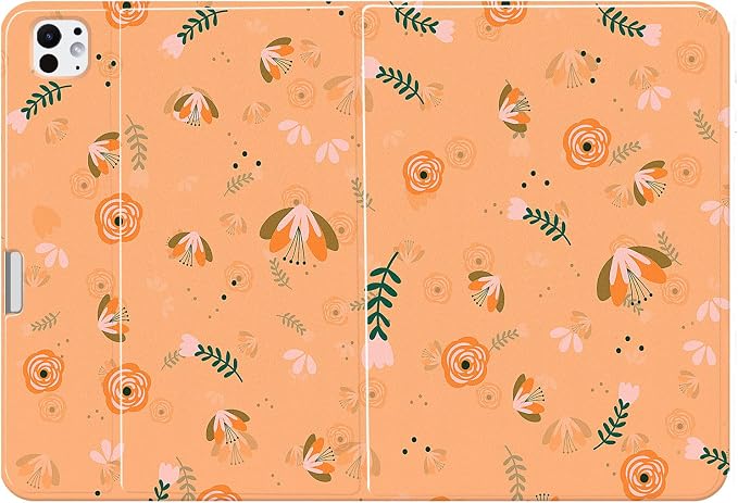 Orange Flowers Leaves