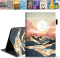 Case for All-New Amazon Kindle Fire HD 10 &amp 10 Plus Tablet (13th/11th Generation 2023/2021 Release) 10.1 - Premium PU Leather Stand Cover with Smart Auto Wake Mountain Sunrise