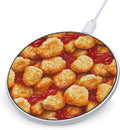 Chicken Nuggets Ketchup Wireless Charger Anti-Slip Wireless Charging Pad Slim Charger Mat for Men Women