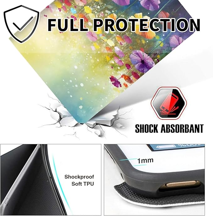 for Fire Max 11 Tablet (13th Generation 2023 Release) Case with Pen Holder &amp Auto Wake/Sleepd Shockproof Stand Protective Cover for Fire Max 11 2023 TabletWildflower