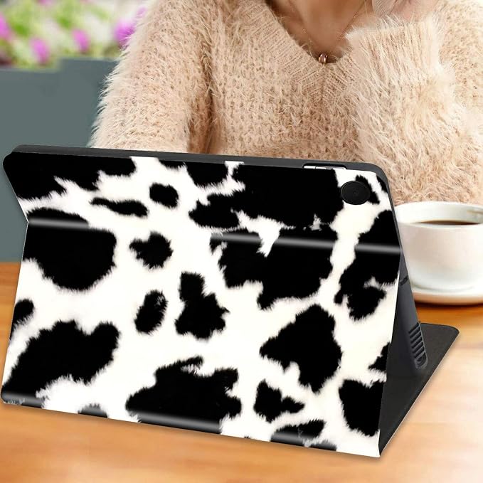 Black and White Cow Print