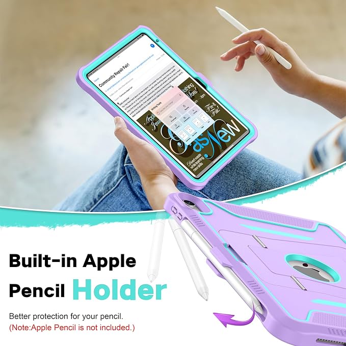 A-Purple/Mint Blue