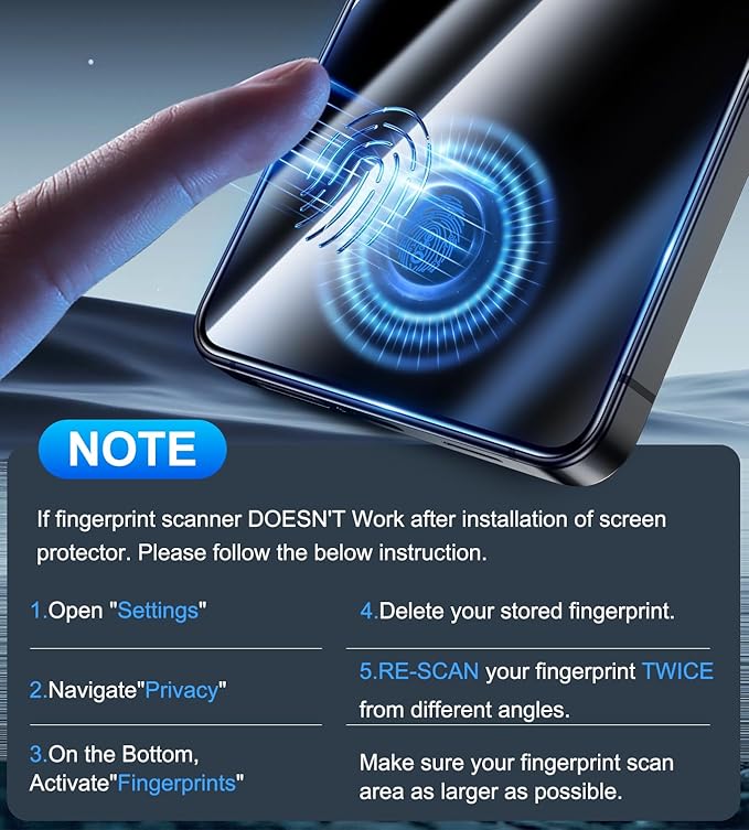Uyiton UnBreak-Glass for Samsung Galaxy S26 Plus Screen Protector [Ultrasonic Fingerprint Support][Auto-Alignment Frame] Scratch-Resistant Bubble-Free S26 Plus Screen Protector 3 Pack