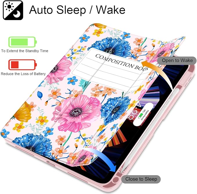 Composition Book Flower