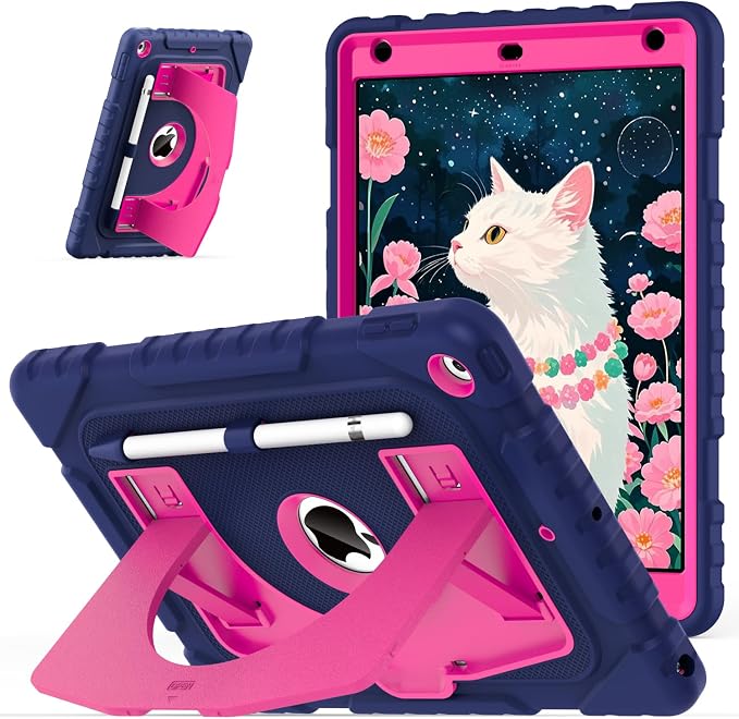 Navy Blue+Hot Pink