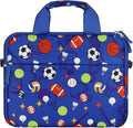 Kids Tablet Bag for Boys Kids Tablet Carrying Case for Fire HD 10 HD 8 Fire 7 Sleeve Bag Kid Kindle Bag iPad Bag for Kid Soccer Balls Blue
