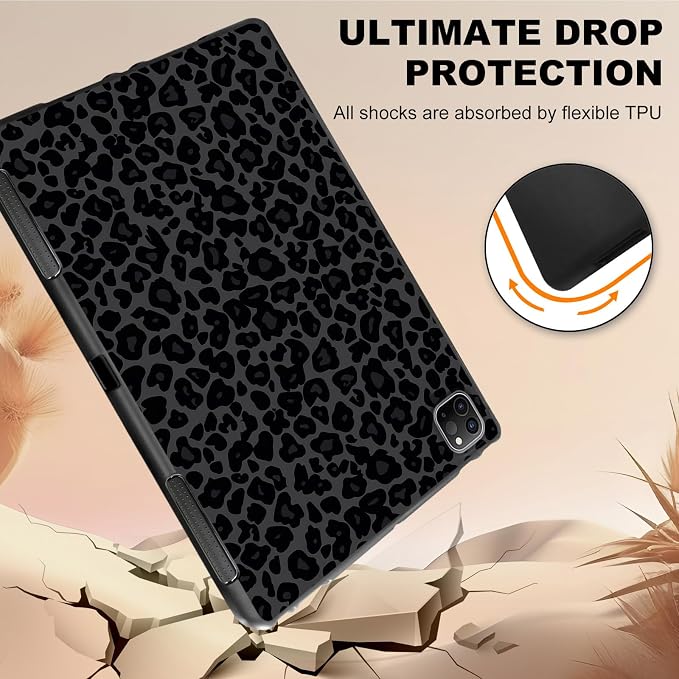 Dark Green Leopard Print Pattern