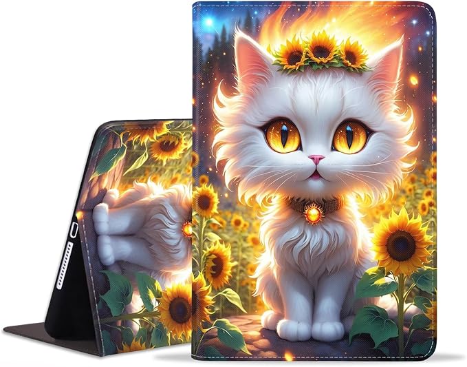 Cat and Sunflower