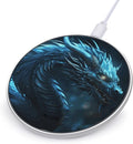Cyan Dragon Wireless Charger Fast Wireless Charging Pad with USB Cable 10W Anti-Slip Magnetic Wireless Charger Portable Slim Charger Puck Travel Charging Station