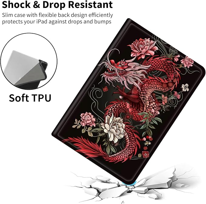 Flower Red Dragon