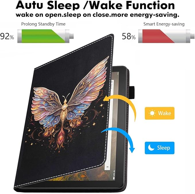 Neon Colorful Butterfly Art