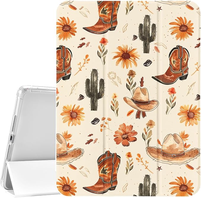 Watercolor Western Cowboy Boots