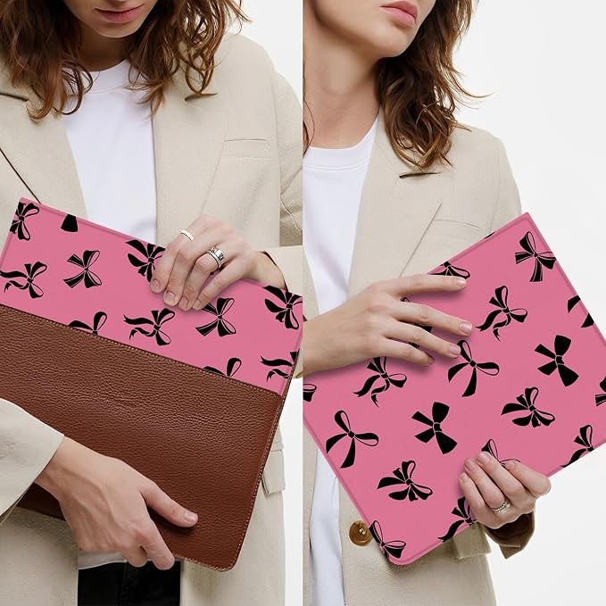 Pink - Black Bow
