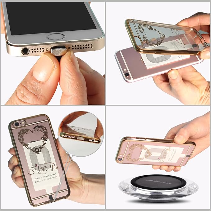 Qi Charger & White Qi Receiver