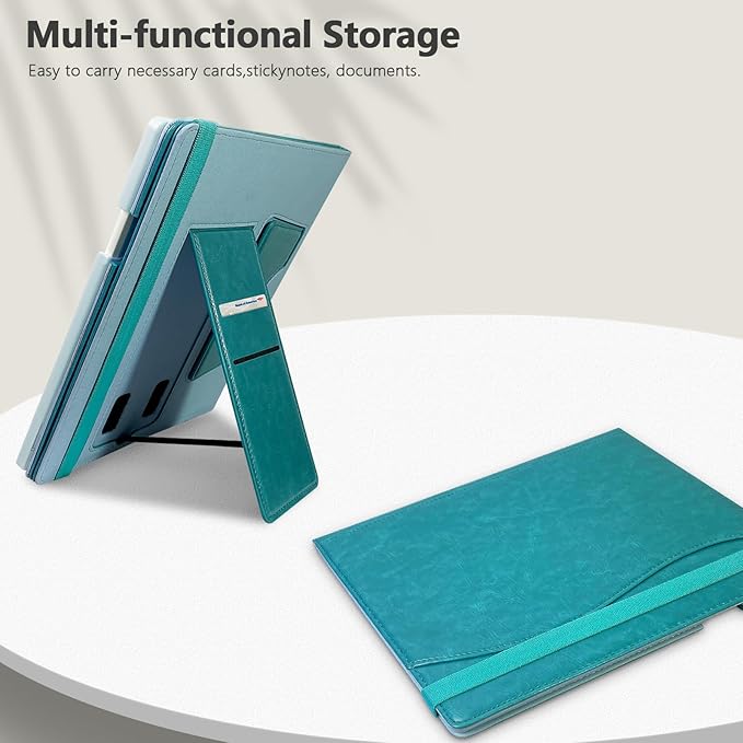 E NET-CASE Case for Remarkable 2 Tablet 10.3 inch (2020 Released) - New Business Design Upgraded Leather Cover for Remarkable 2 Digital Paper with Stand &amp Pen Holder (Sky Blue)