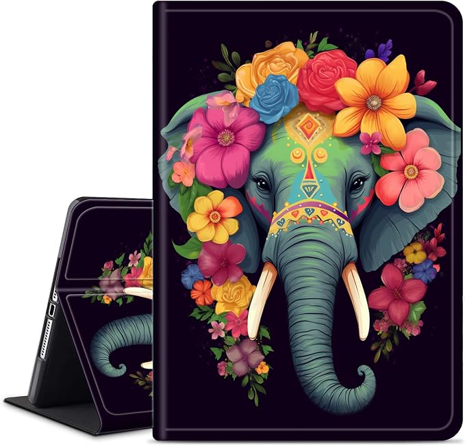Elephant Wearing Flowers