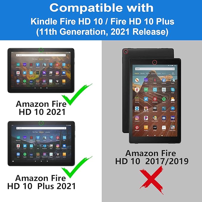 Case for All-New Kindle Fire HD 10/Fire HD 10 Plus Tablet 10.1 inch (11th Generation 2021 Released) - Bible Verse Proverbs 31:25 Design Slim PU Leather Cover with Auto Sleep Wake