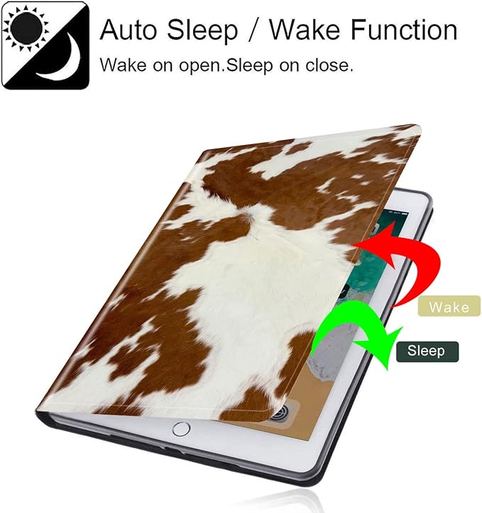 Brown Cow Hide Print