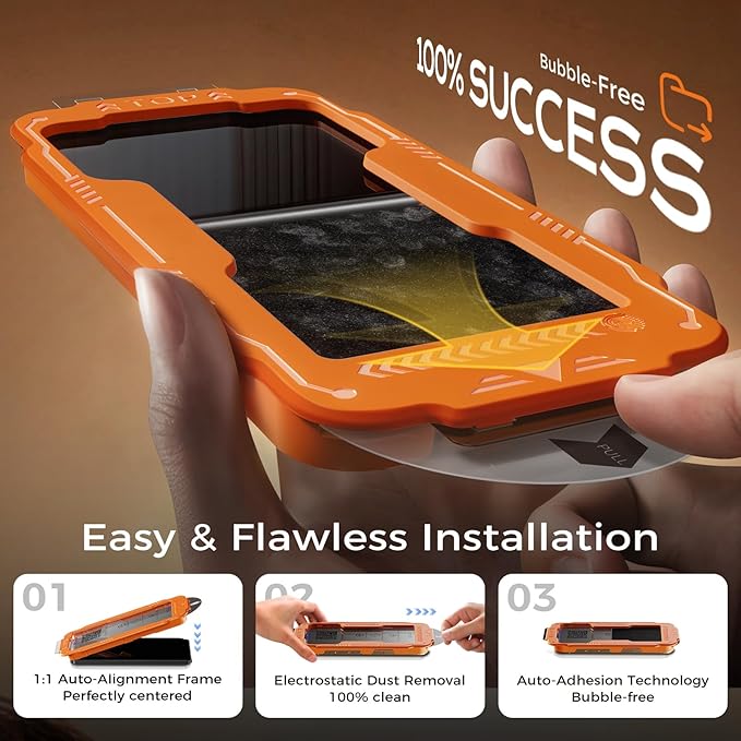 NeverBreak 9H+ Hardness for Samsung Galaxy S26 Screen Protector 12FT Military Grade Protection (Scratch Shatter Drop Resistance) Tempered Glass Full Edge Coverage Case Friendly 2 Pack