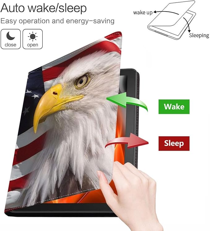 Patriotic American Flag Bald Eagle