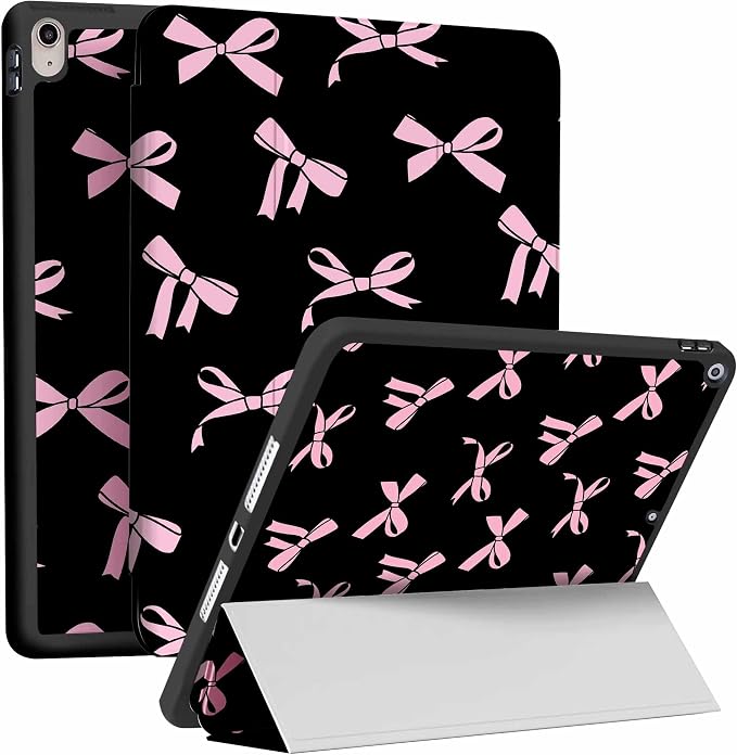 Black and Pink Bow
