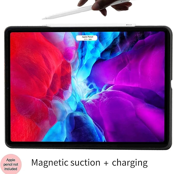 Gexmil Leather Case for iPad Air 11 Inch M4/M3/M2 (2026/2025/2024)iPad Air 10.9 Inch 5th/4th Generation 2022/2020 Top Grain Leather Cover Auto Sleep/Wake Adjustable StandButterfly Pattern