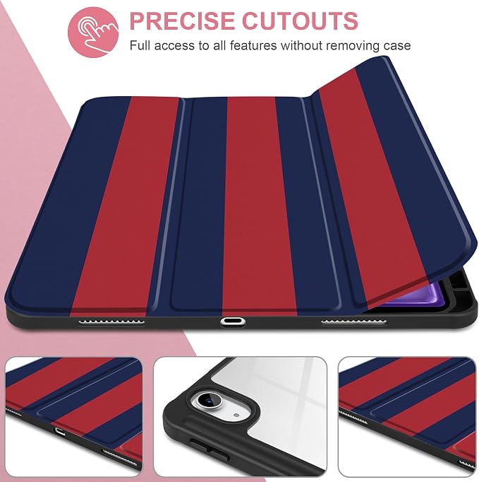Red blue stripes