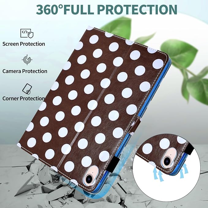 02 Brown Polka Dots