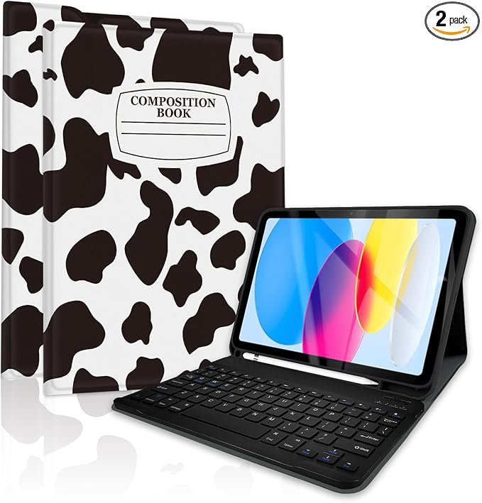 Notebook Cow Black