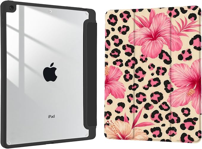 B-Leopard Print Flower