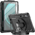 Herize Case Compatible with Samsung Galaxy Tab S10/S9/S8 Ultra 14.6 Inch with Screen Protector Pen Holder | Shockproof Cover W/Stand Shoulder Strap Hand Strap