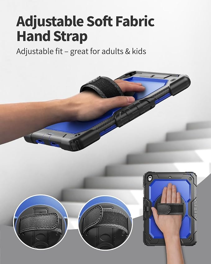 Blue Case with Glass Screen Protector