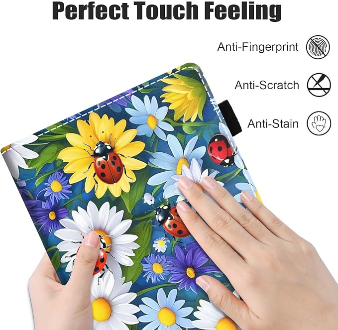 Daisy Flowers Ladybug