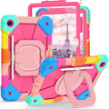 Case for Galaxy Tab A9+/ A9 Plus Cases 11 Inch (SM-X210/X216/X218) with Screen Protector/360 Rotating StandMilitary Grade Shockproof Cover for Samsung A9 Plus Tablet Case