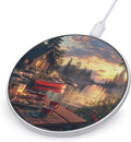 Lake Cabin Boat Wireless Charger Anti-Slip Wireless Charging Pad Slim Charger Mat for Men Women