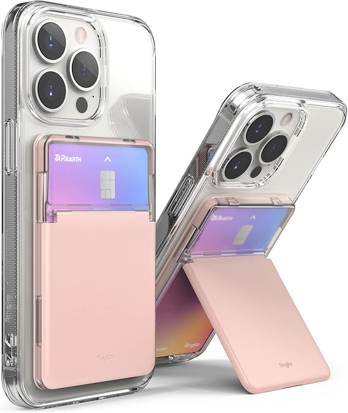 Clear & Peach Pink