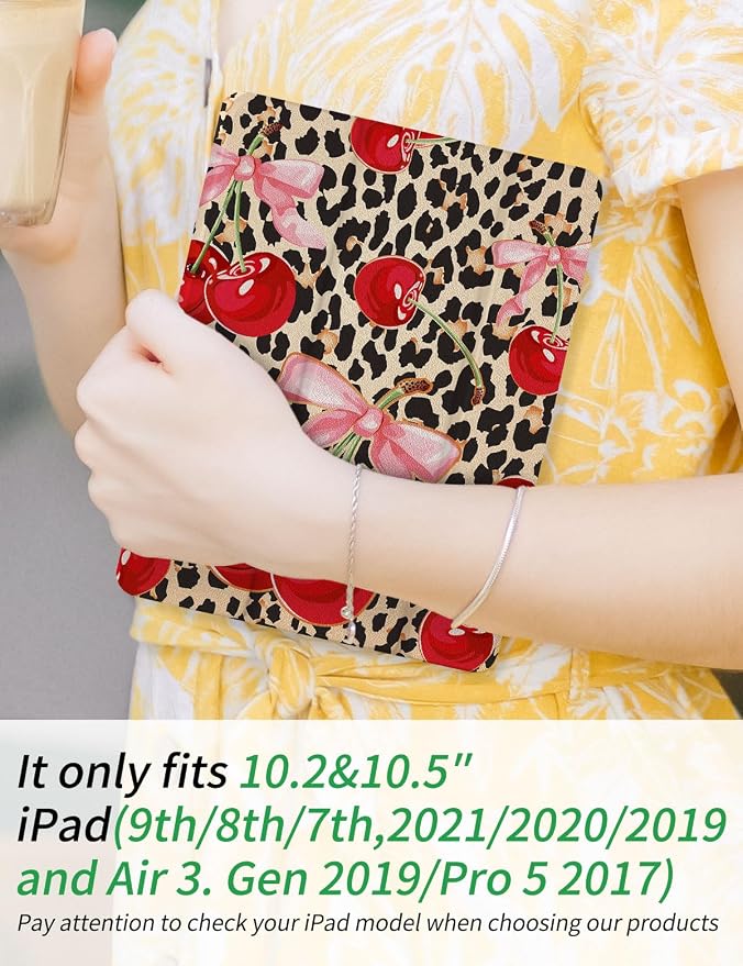 Leopard Pink Bow Cherry