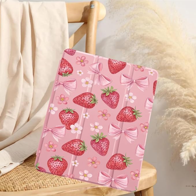 Pink bow strawberry 014