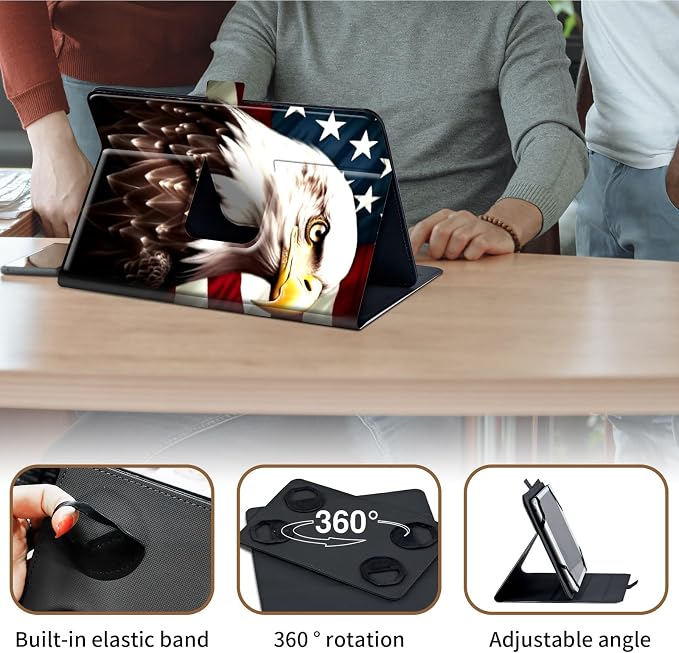 Eagle with American Flag