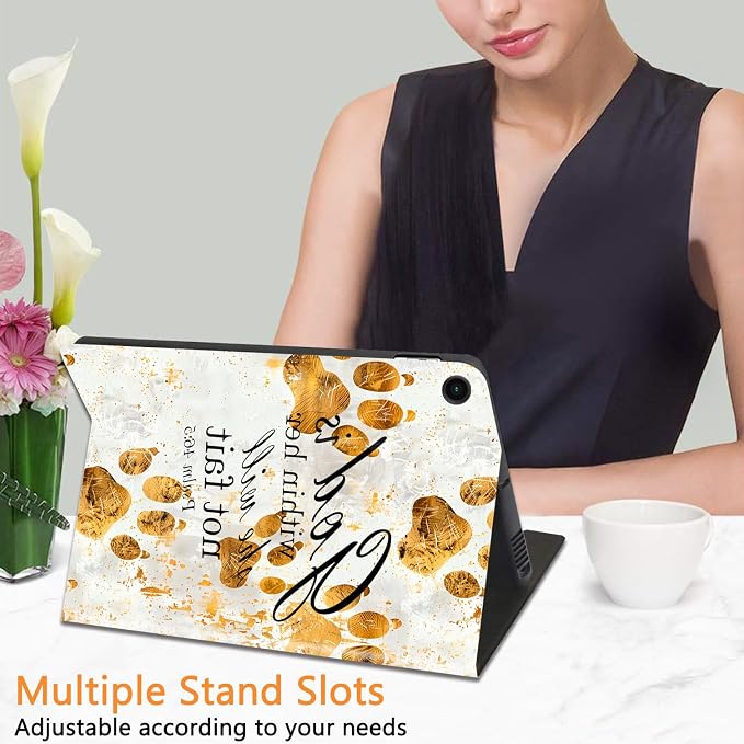Golden Dog Paw Print Bible
